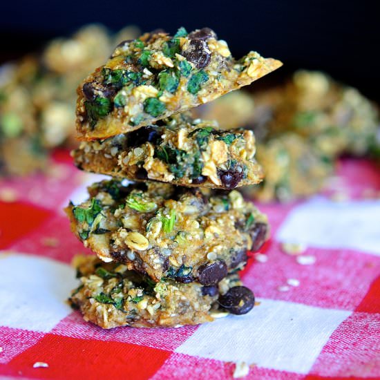 Chewy Vegan Kale Cookies