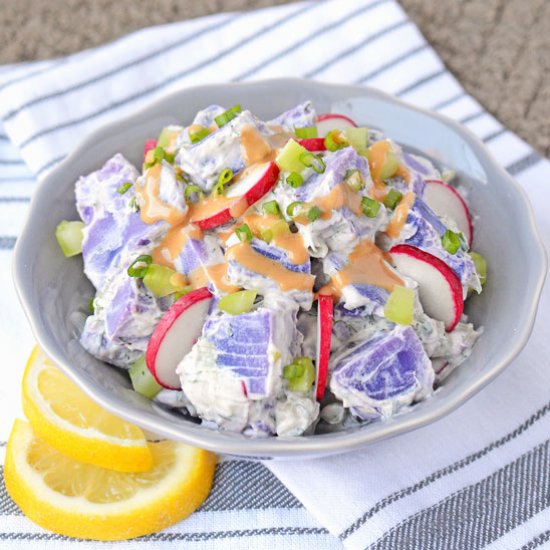 Purple Potato Salad