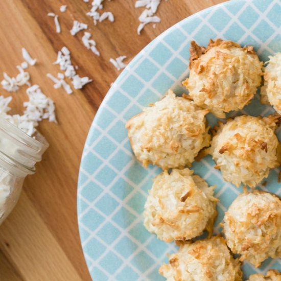 Protein Coconut Macaroons