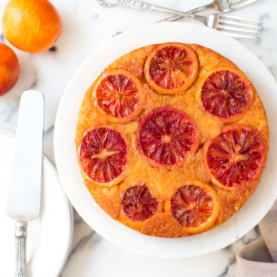 Blood Orange Upside-Down Cake