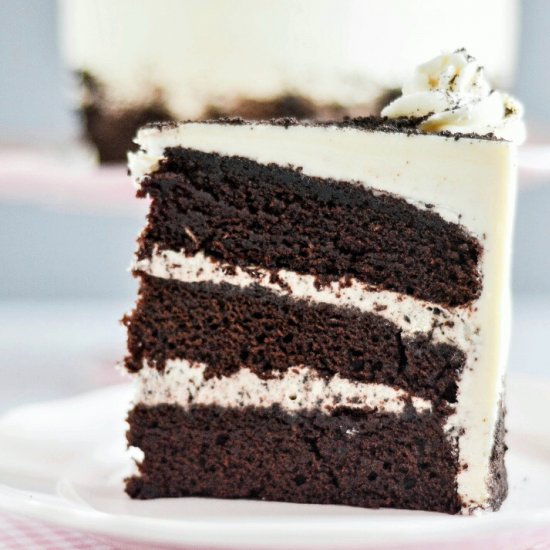 Chocolate Cake with Cookies & Cream