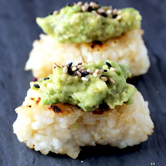 Crispy Rice with Avocado