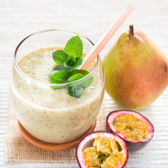 Pear and Passion Fruit Smoothie