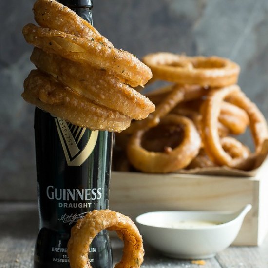 Guinness Beer Battered Onion Rings