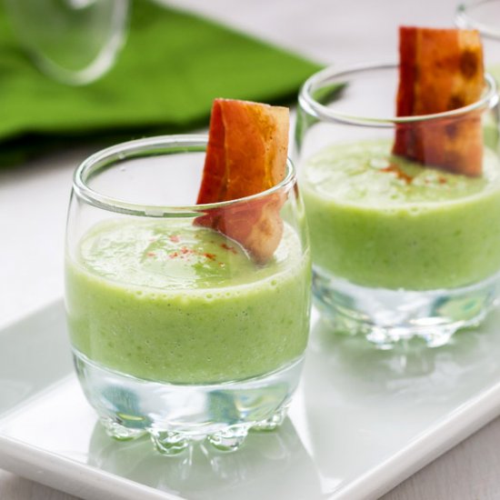 Green Pea Soup Shots