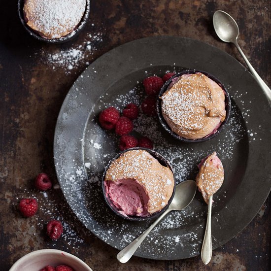 Raspbery souffle