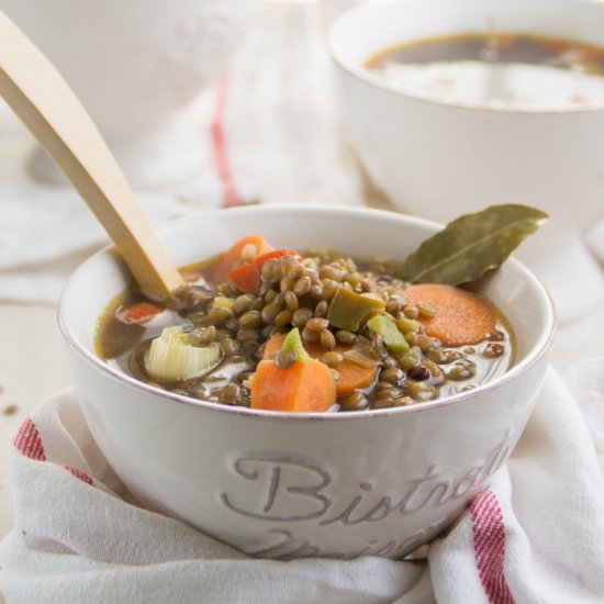 Lentil soup.