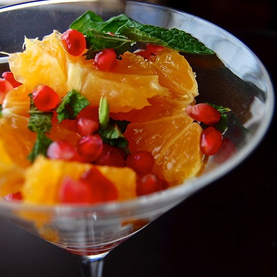 Pomegranate, Orange & Mint Salad