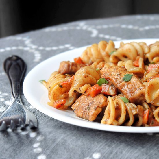 Skillet Balsamic Chicken & Rotini