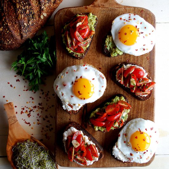 Breakfast Bruschetta