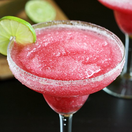 Frozen Cranberry Margaritas