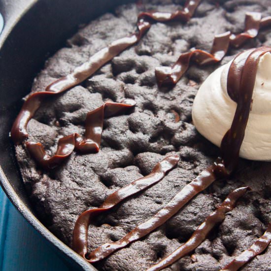 Double Chocolate Cookie Skillet