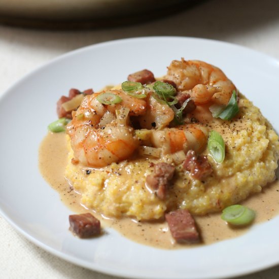 Cajun Shrimp and Grits