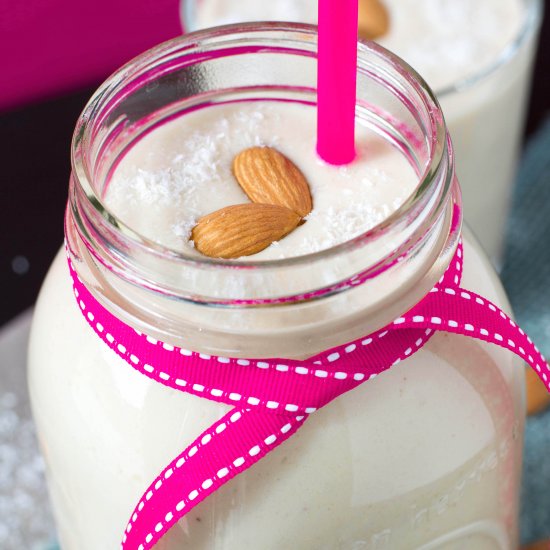 Vanilla Almond Coconut Milkshake