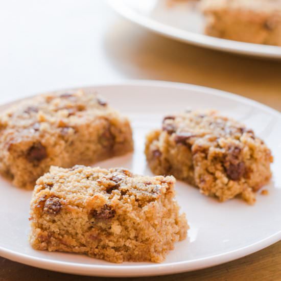 Cinnamon Cake Blondies