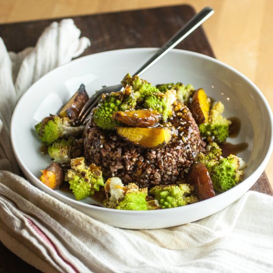 Teriyaki Romanesco & Beet Bowl