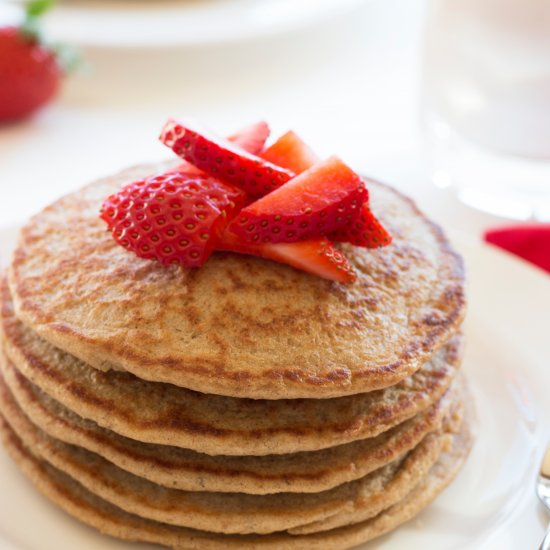 Gluten-Free Overnight Oat Pancakes