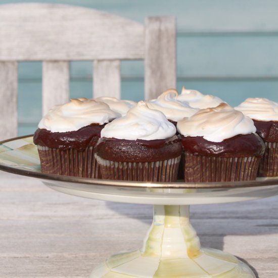 Chocolate Marshmallow Cupcakes