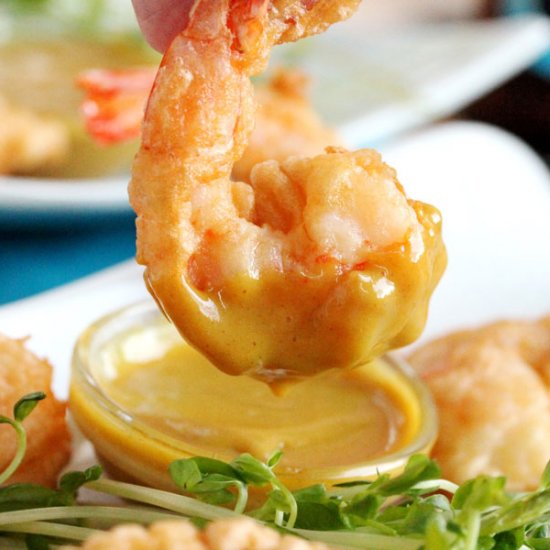 Tempura Shrimp & Honey Mustard