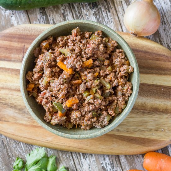 Beef & Vegetable Mince