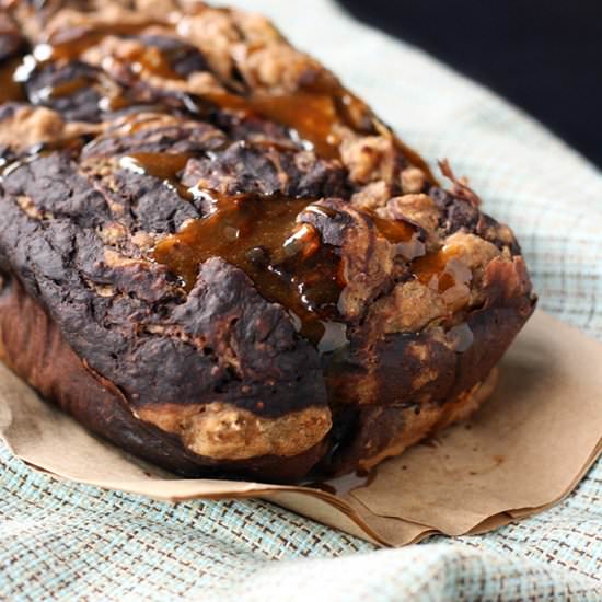 Vegan Chocolate Swirl Banana Bread