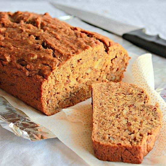 Eggless Banana Walnut Bread