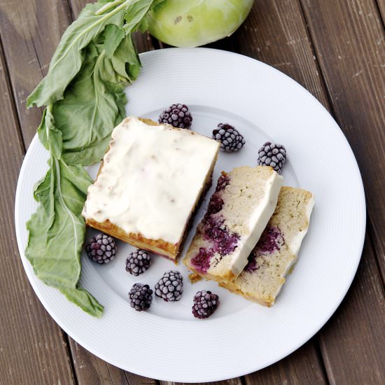 Kohlrabi & Blackberry Loaf