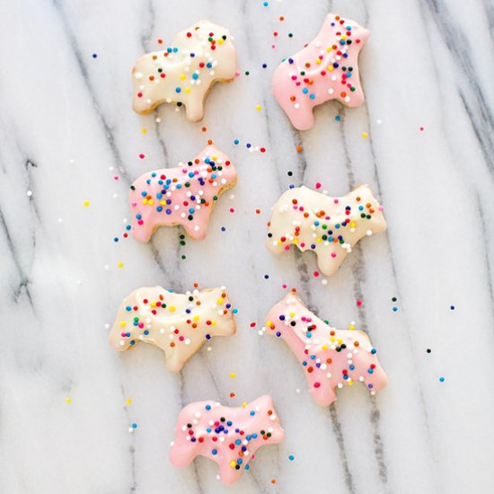 Iced Animal Cookies