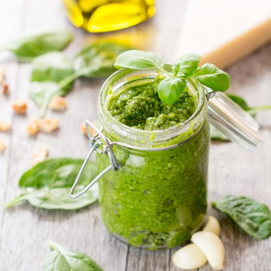 Spinach Walnut Pesto