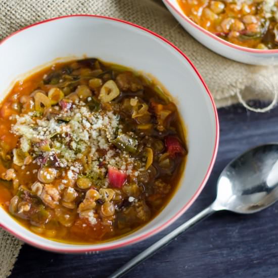 Lentil Soup with Sausage