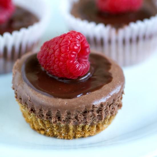 Mini Chocolate Cheesecakes