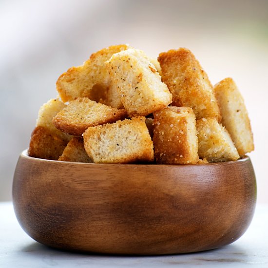 Olive Oil Garlic Croutons