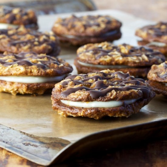 Orange Ginger Oatmeal Cookies