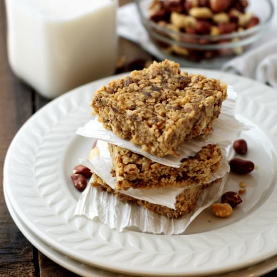 No-Bake Peanut Butter Granola Bars