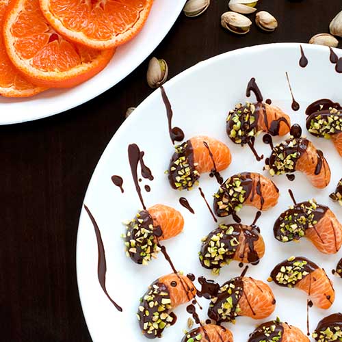 Dark Chocolate Dipped Clementines