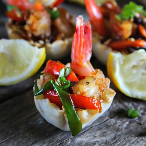 Shrimp Stir Fry Bites