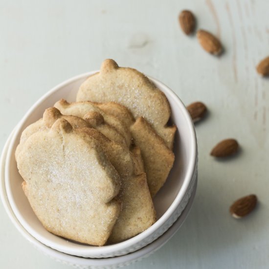 Wholewheat Almond Shortbread Cookie