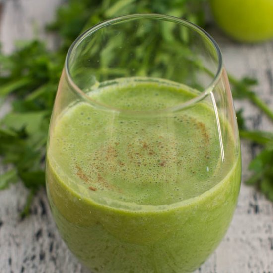 Baby Kale Green Monster Smoothie