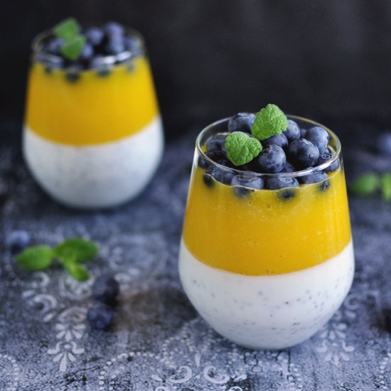 Coconut Mango Chia Pudding