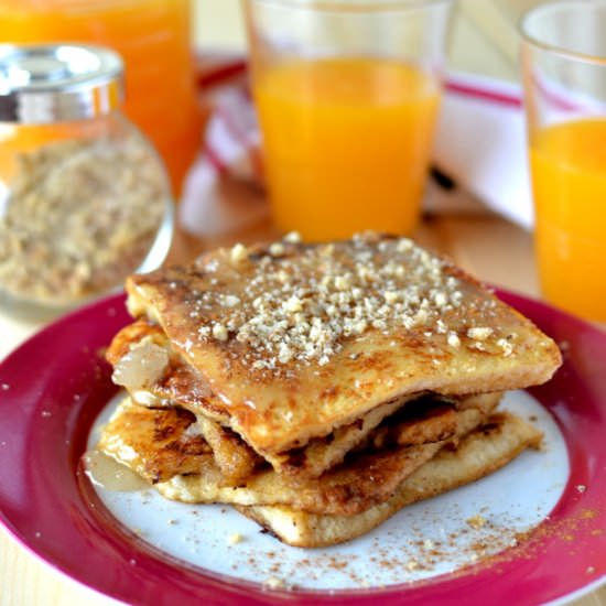 Easy Pancakes with Toast Bread