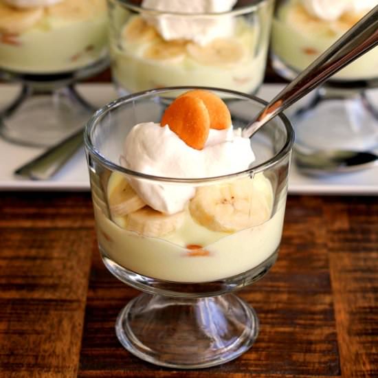 Mini Banana Cream Parfaits