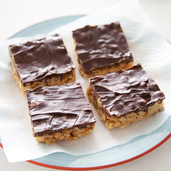 Crispy Chocolate Rice Squares