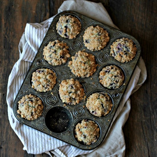 Wild Blueberry Buttermilk Muffins