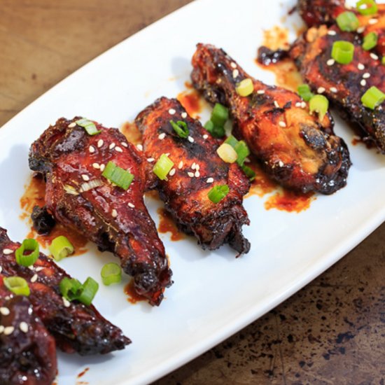 Sweet & Sticky Honey Baked Wings