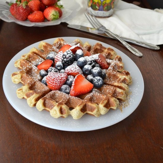 Light Fluffy Buttermilk Waffles