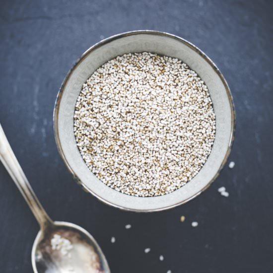 Amaranth “popcorn”