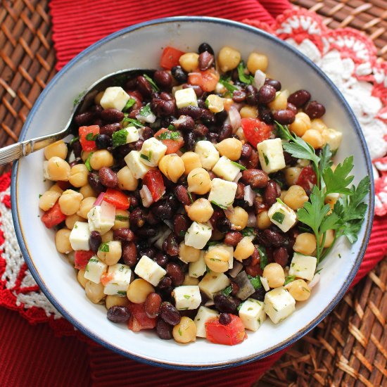 Mediteranean Chickpea Salad- Balela