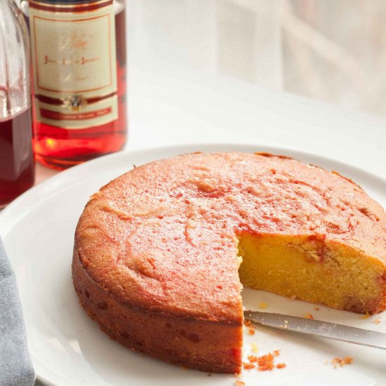 Blood Orange & Campari Cake