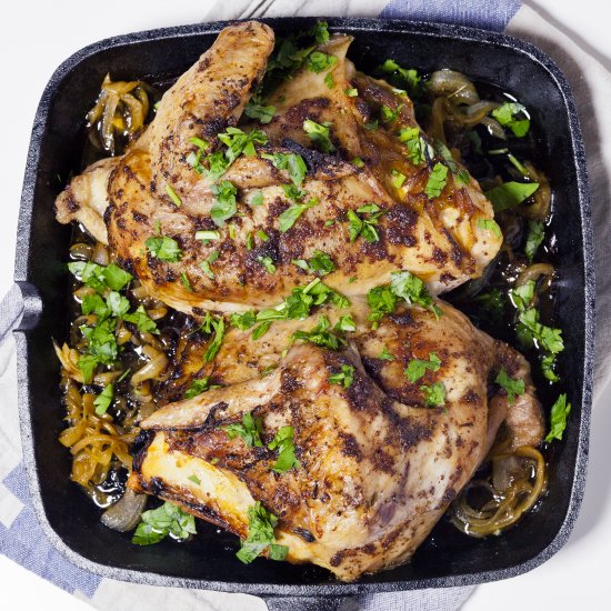 Saffron Sizzled Chicken