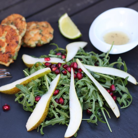 Pear & Pomegranate Salad